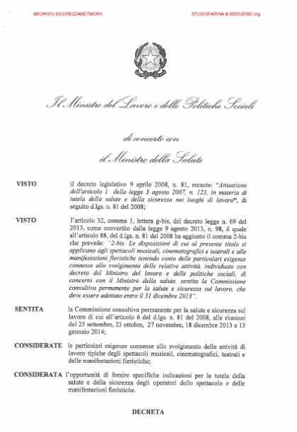 DECRETO PALCHI - SICURELLO.si INFO 37